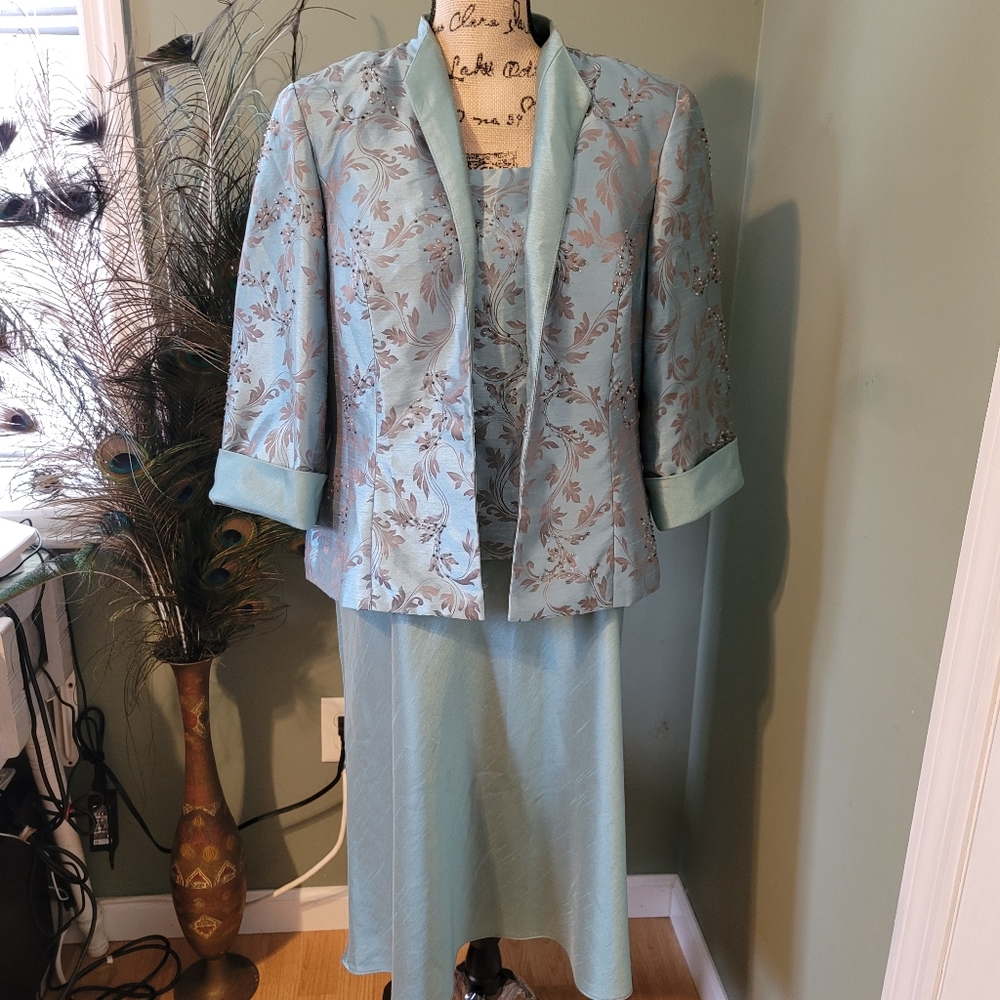 R&M Richards cocktail, special occasion 2 piece dress - Picture 2 of 16